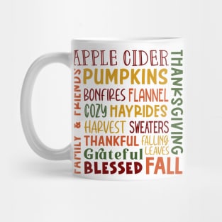 I Love Fall Mug